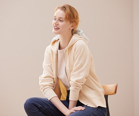 SWEAT LONG SLEEVED FULL-ZIP HOODIE