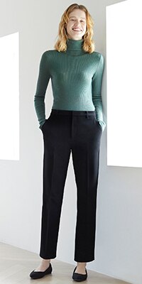 high waisted smart trousers