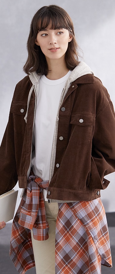 uniqlo corduroy jacket womens