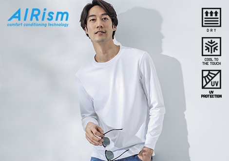 AIRISM UV PROTECTION LONG SLEEVED T-SHIRT