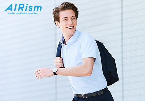 AIRISM PIQUÉ-POLOSHIRT