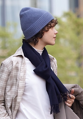 التزحلق uniqlo cashmere hat 