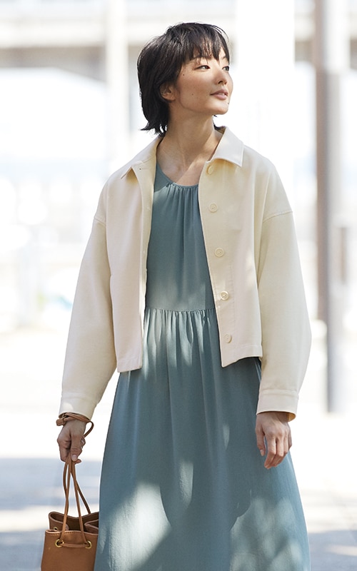 uniqlo blue coat