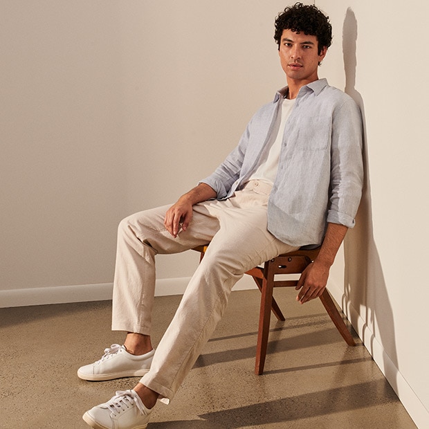 LINEN RELAXED TROUSERS