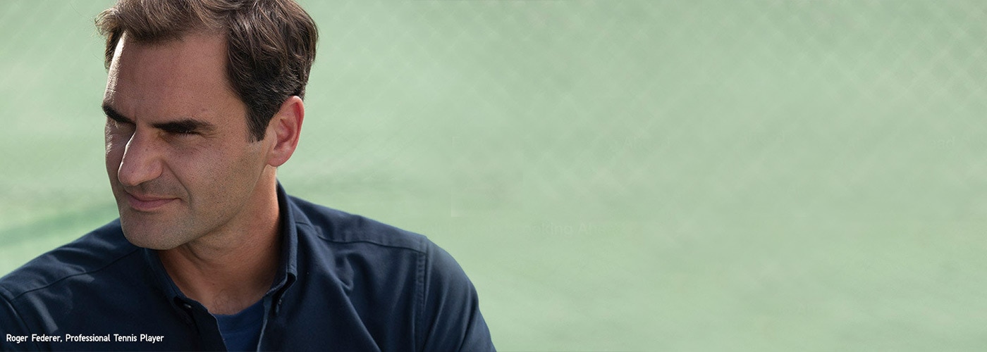 LOOKING AHEAD AND EVOLUTION WITH ROGER FEDERER