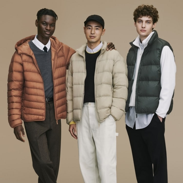 Down jackets and outerwear collection