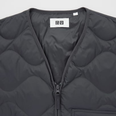 DOUDOUNE À CAPUCHE Uniqlo sans couture Taille M kaki EUR 10000   PicClick FR