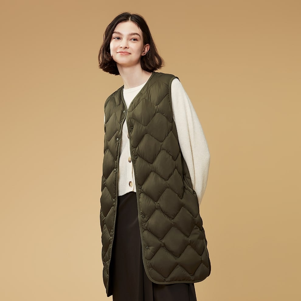 uniqlo gilet long femme