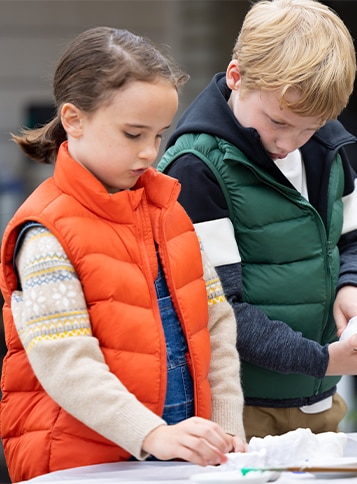 Uniqlo store children's jackets