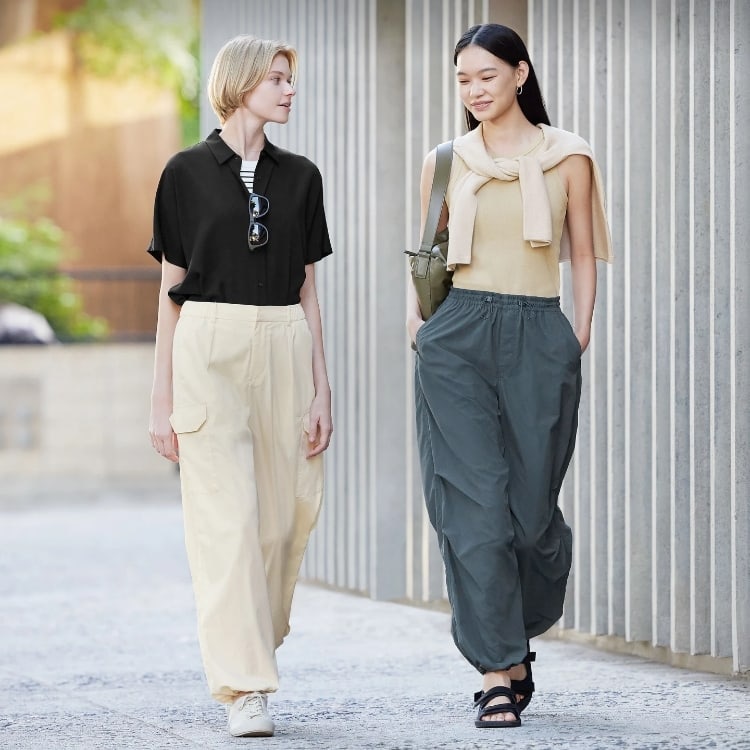 TURWXGSO Wide Leg Trousers for Women UK Summer Casual High Waisted Cotton  Linen Palazzo Pants Solid Color Pleated Lounge Long Trousers Loose Comfy  Flowy Pants with Pockets : Amazon.co.uk: Fashion