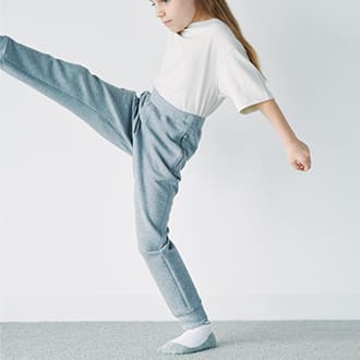 Uniqlo Easy Legging Pants Cuffed Lounge Relaxed Kids Girl's Off