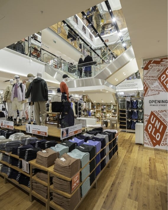 UNIQLO Edinburgh Princes Street Store | UNIQLO UK