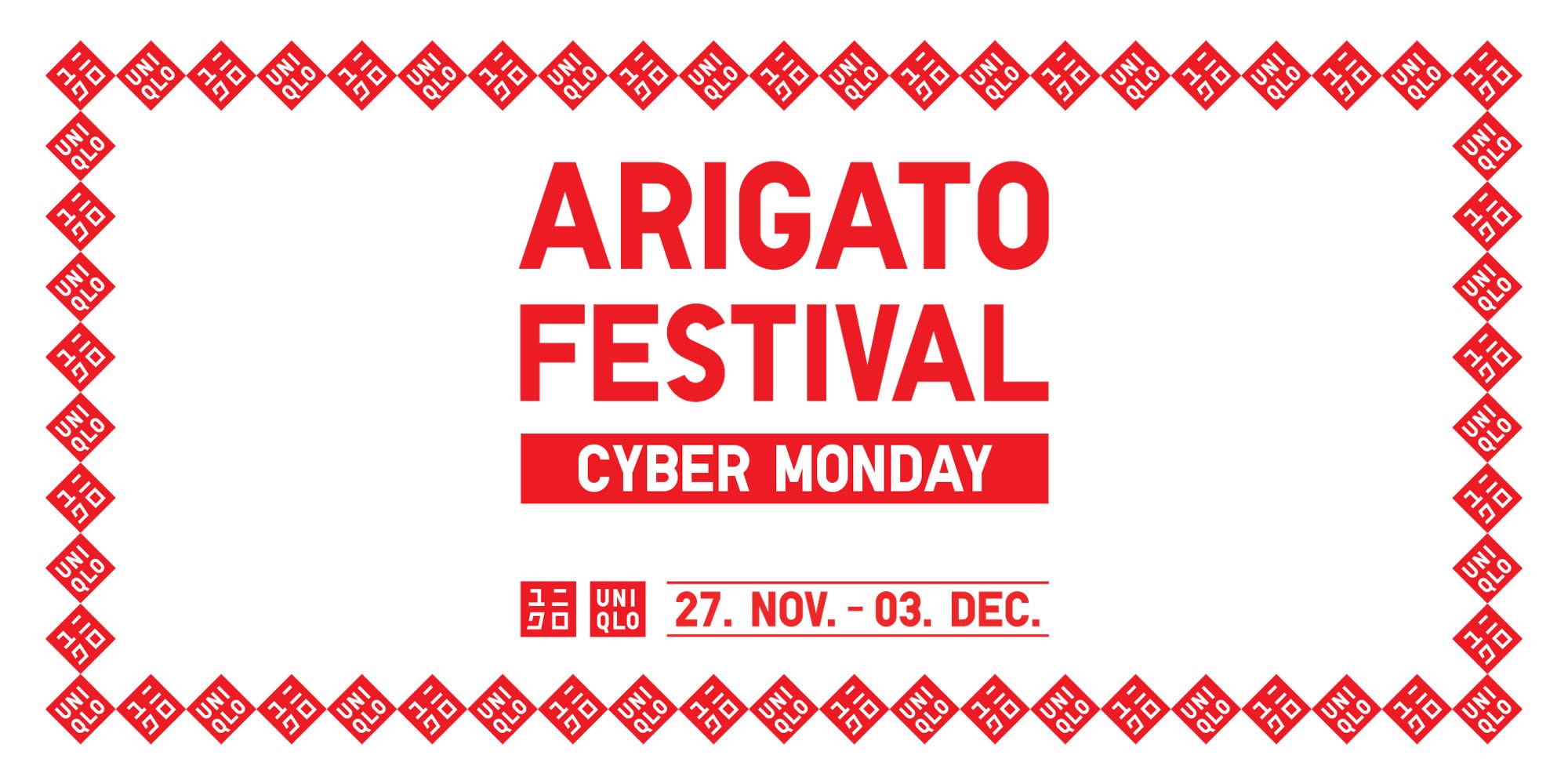 Arigato Festival 27NOV - 03DEC