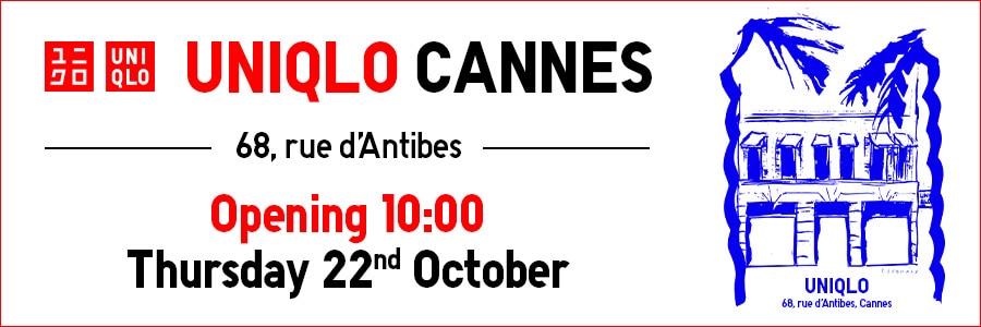 UNIQLO Cannes Opening on October 22