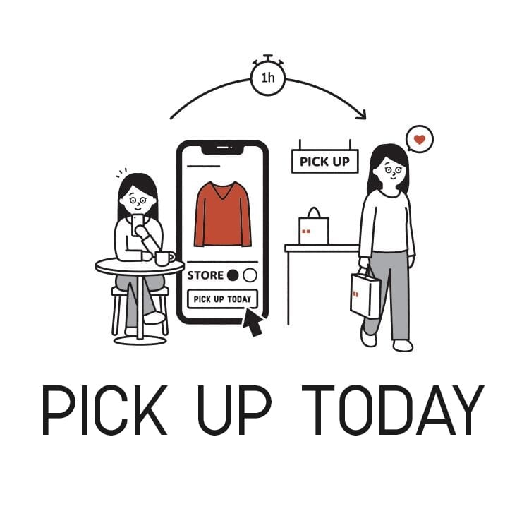 Order online and collect your purchase from selected stores in as little as 1 hour.