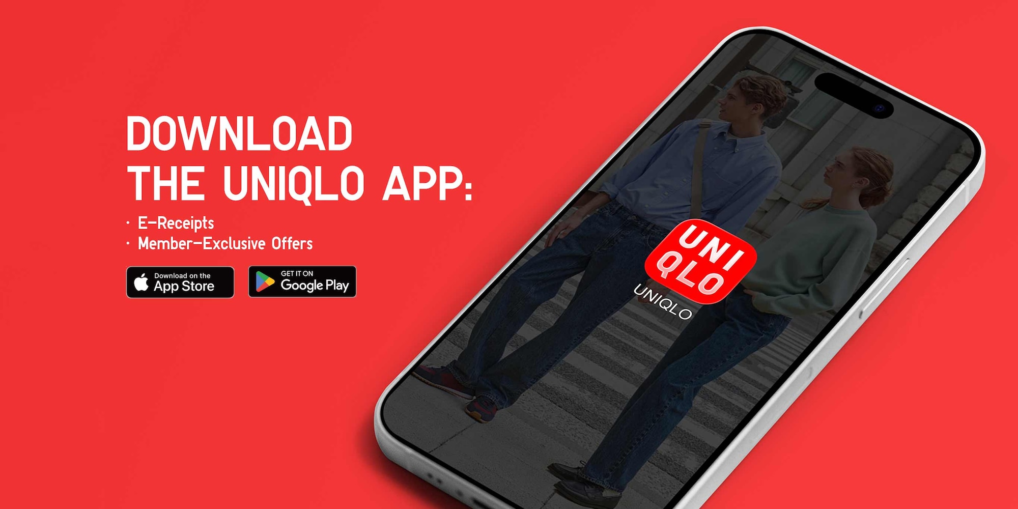 Download the UNIQLO app to shop with Pick Up Today and collect your order in store in as little as one hour