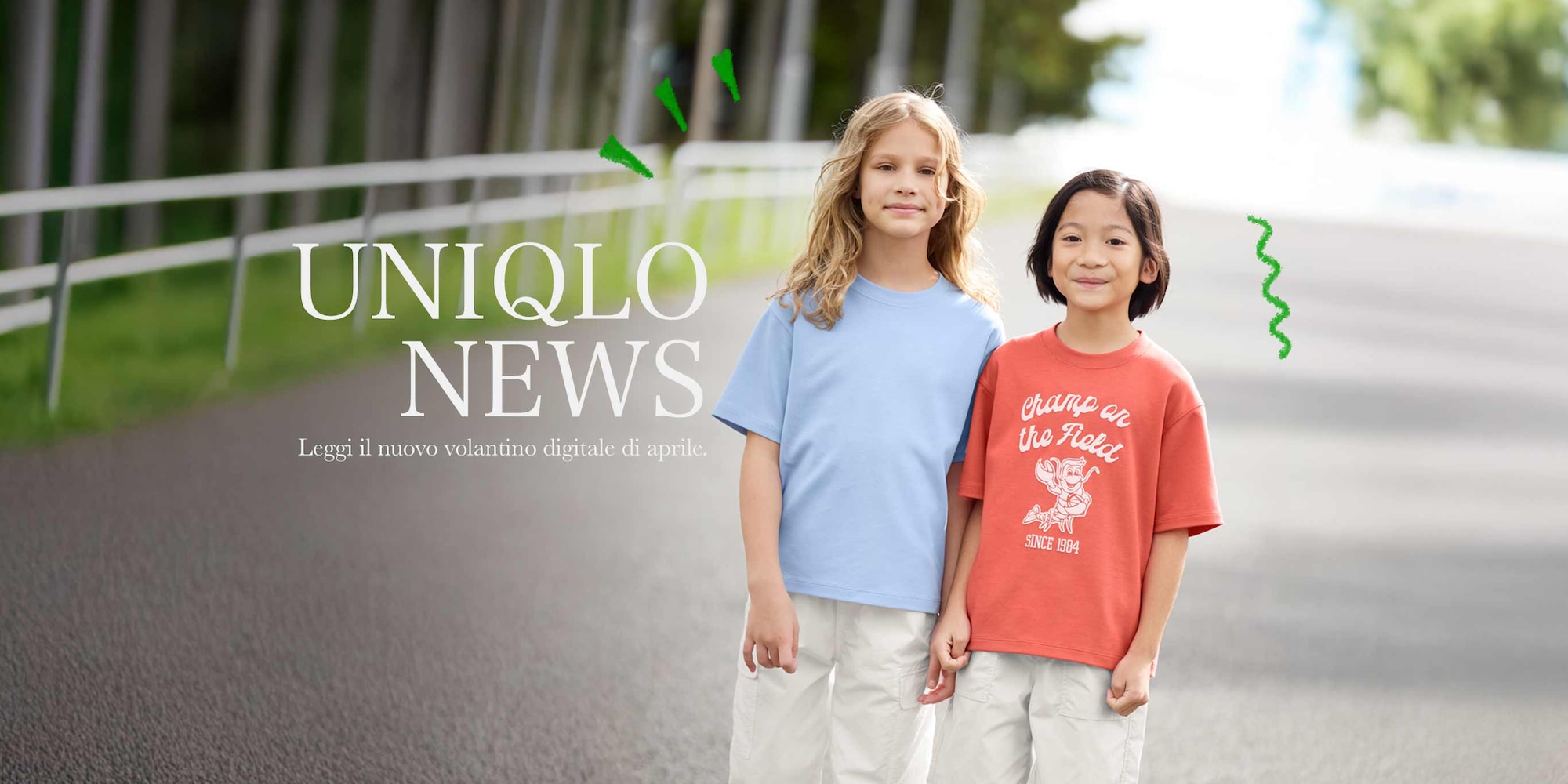 leggi le novità del nuovo volantino digitale UNIQLO News di aprile