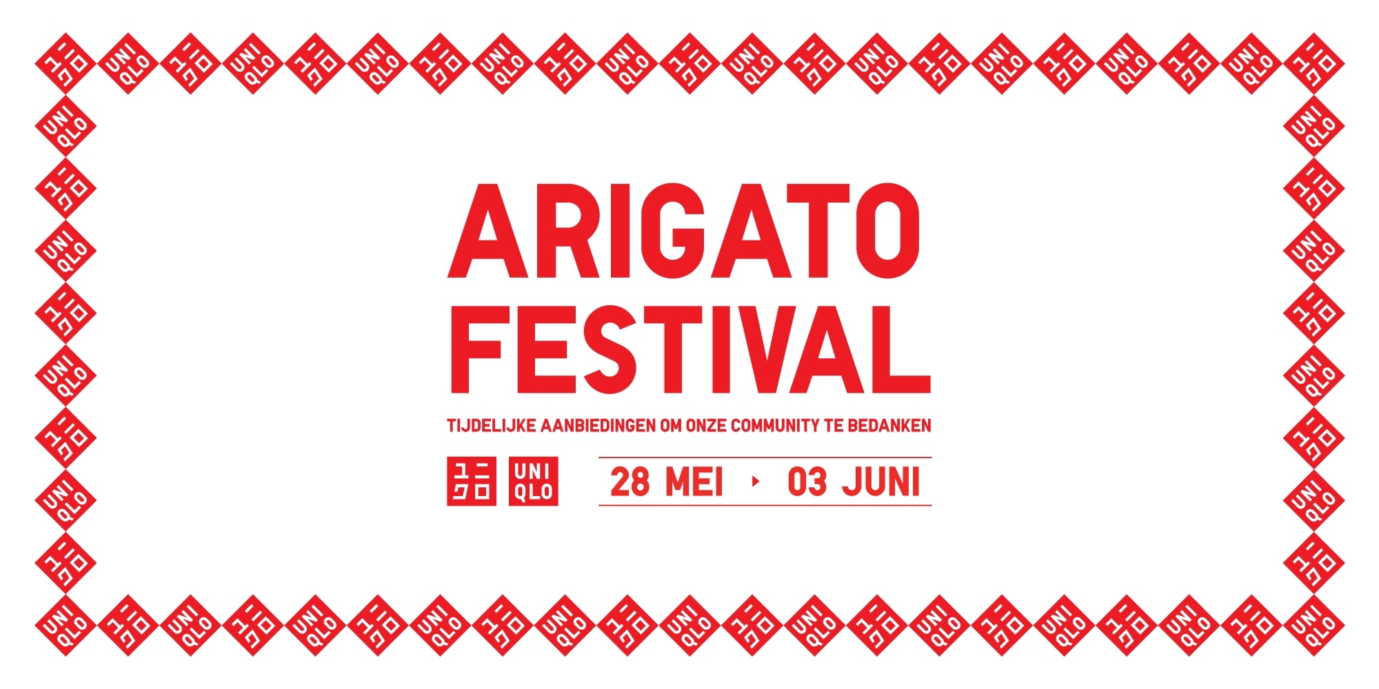 Arigato festival offers to say thank you from may 28th to june 3rd