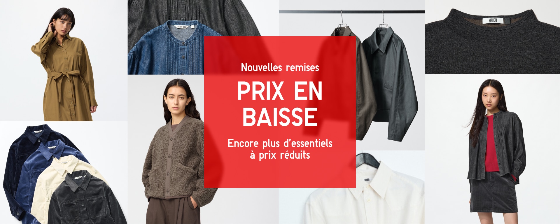 collage of autumn and winter products overlaid with the words mid-season reductions