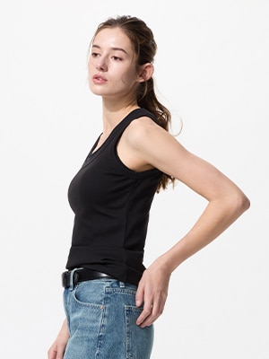 482839 Racer Back Bra Top (Ribbed)