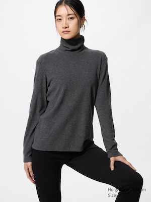 HEATTECH Fleece Turtleneck T-Shirt (Long Sleeve)