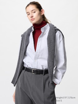 100% Merino Ribbed Turtleneck Jumper