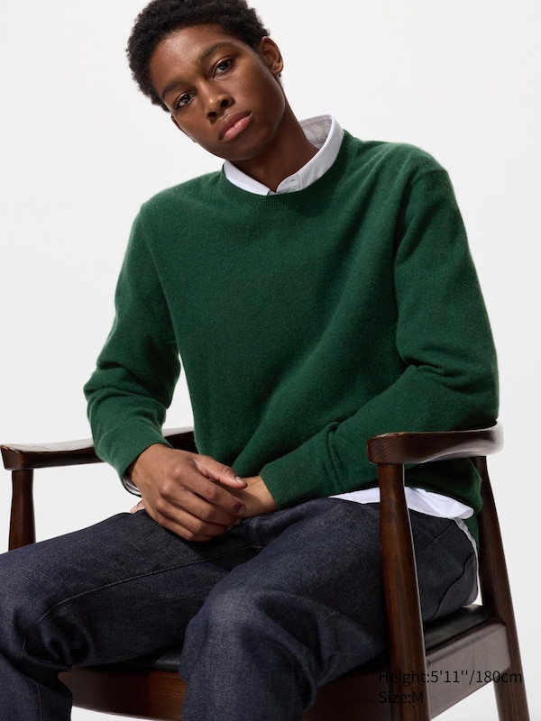 100% Cashmere Crew Neck Jumper