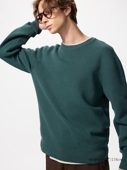 Washable Milano Ribbed Crew Neck Jumper