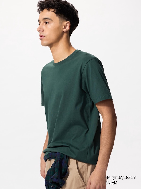 Men's 100% Supima Cotton T-Shirt UNIQLO UK