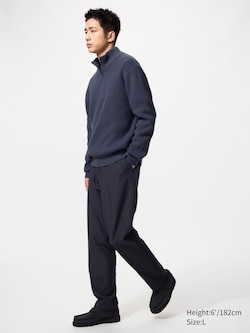 Smart Wool-Like Ankle Length Trousers (Longer)