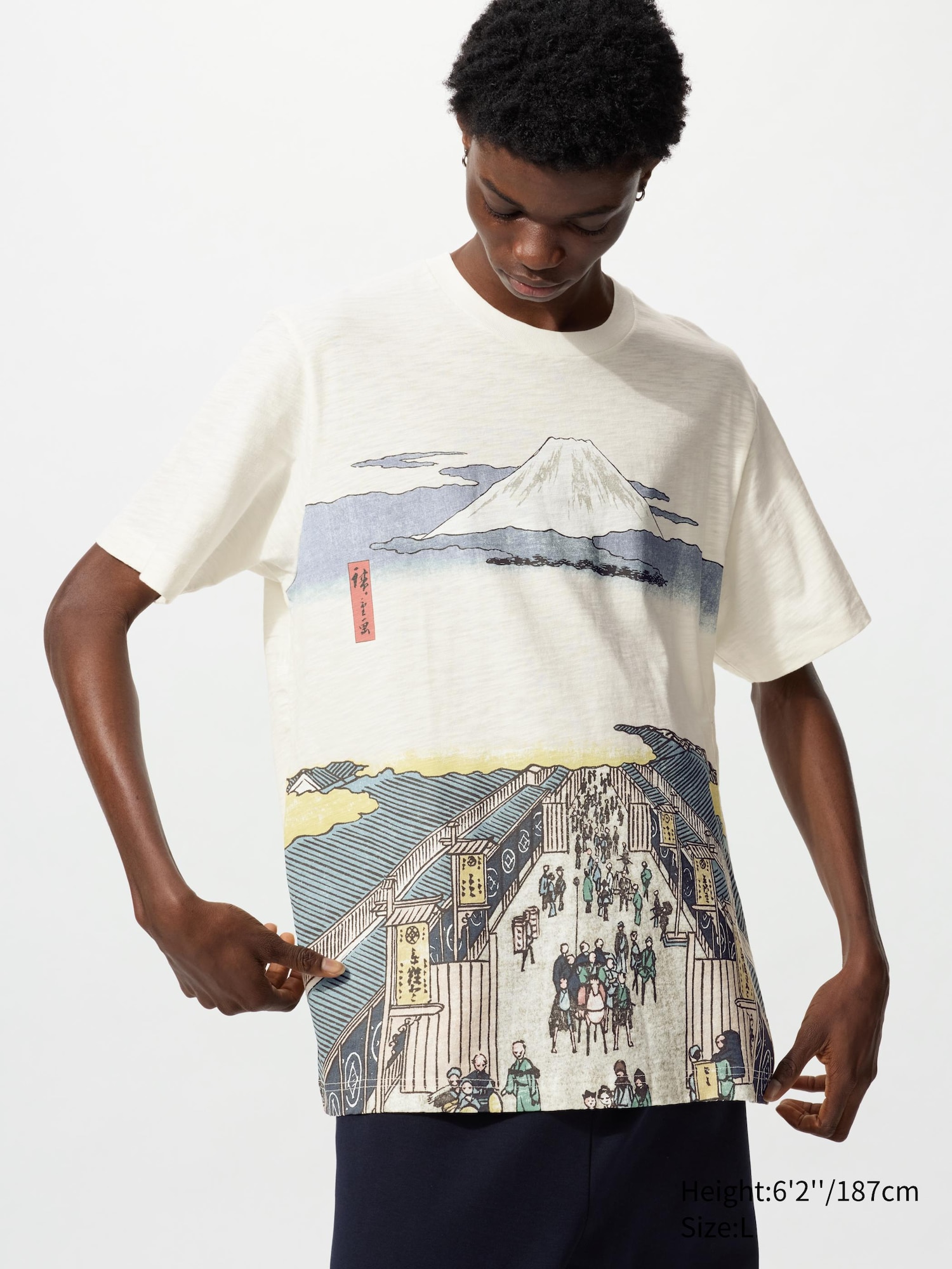 Men's UT Archive Ukiyo-e Graphic T-Shirt | UNIQLO UK