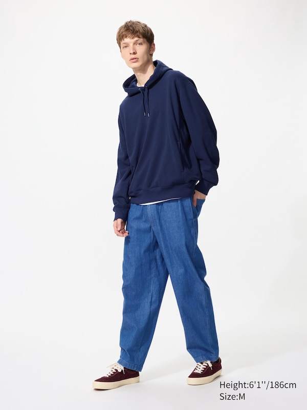 Stretch Easy Ankle Trousers (Denim)