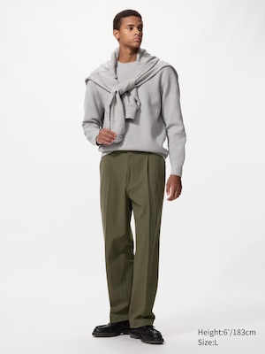 Pleated Wide Trousers