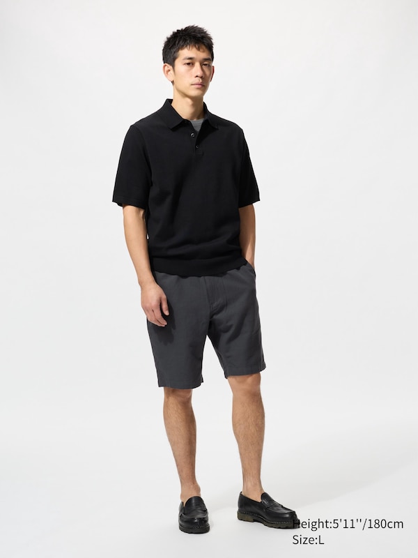 Linen Blend Shorts