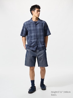 Linen Blend Shorts