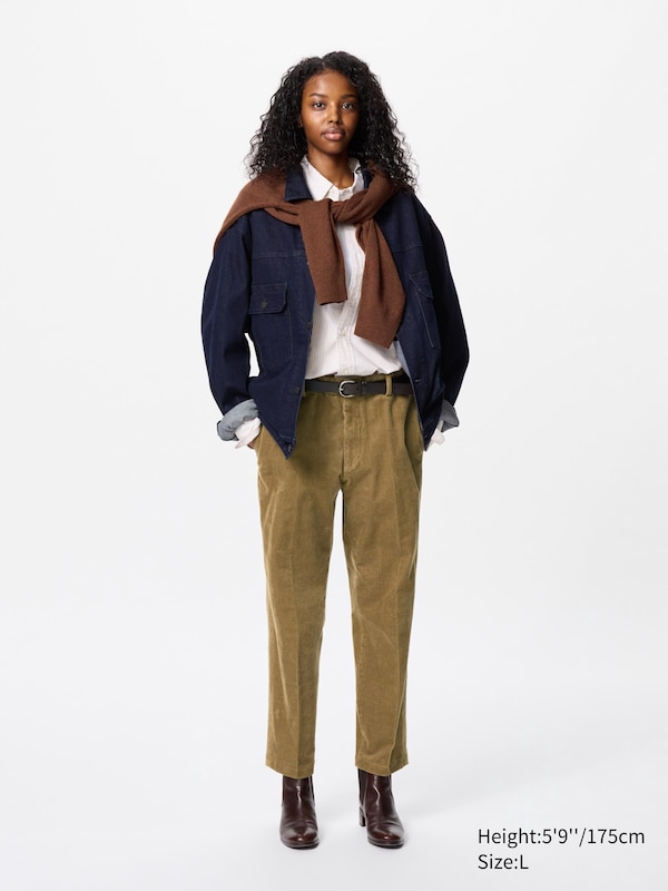 Smart Ankle Trousers (Corduroy)
