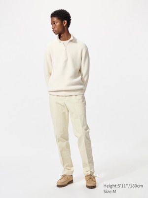 Wide-Fit Pleated Pants