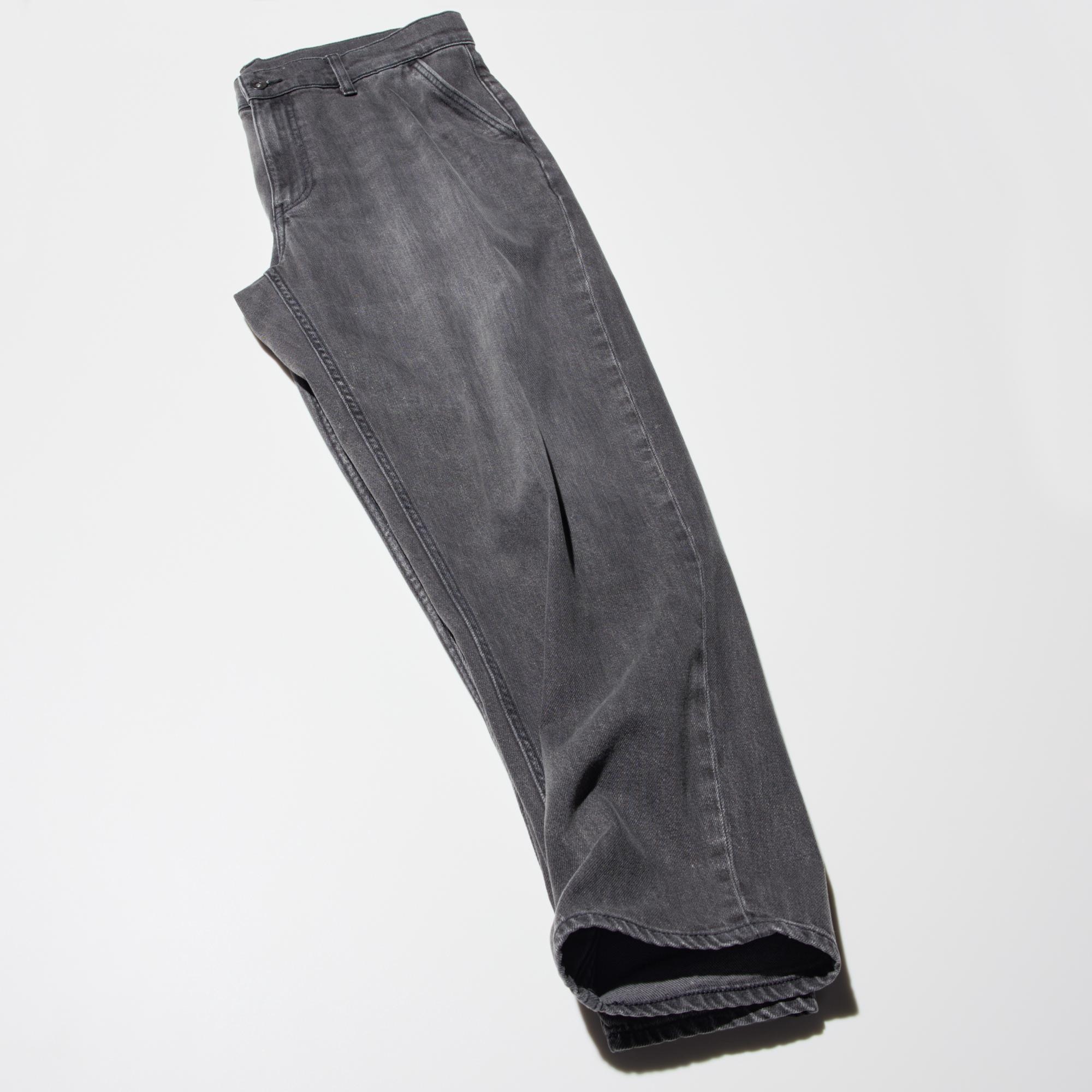 Men's Relaxed Wide Ankle Jeans | UNIQLO UK