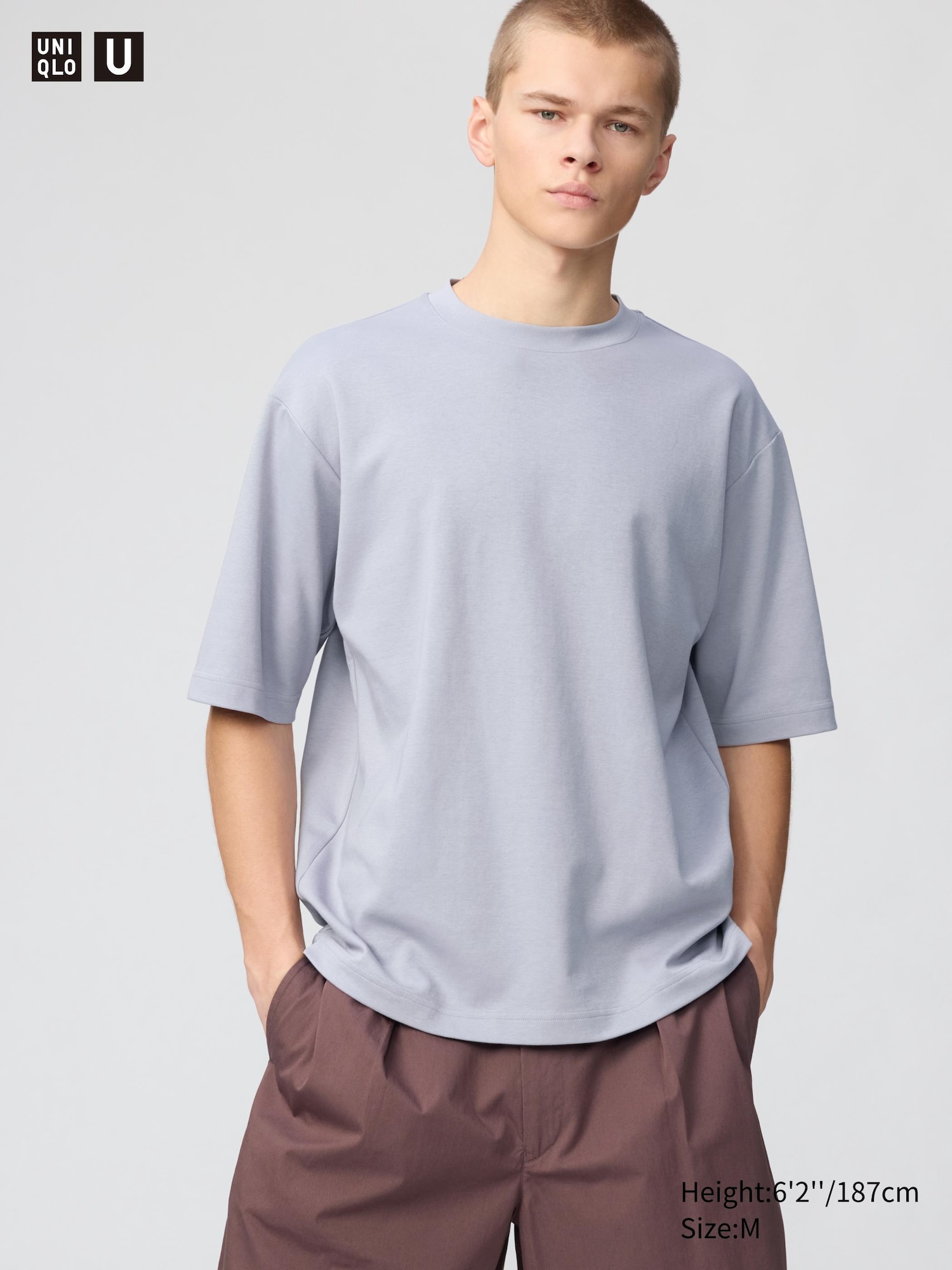 Unisex AIRism Cotton Oversized Crew Neck T-Shirt | UNIQLO UK