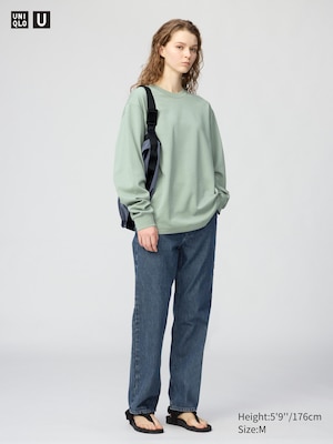 AIRism Cotton Crew Neck T-Shirt (Long Sleeve)