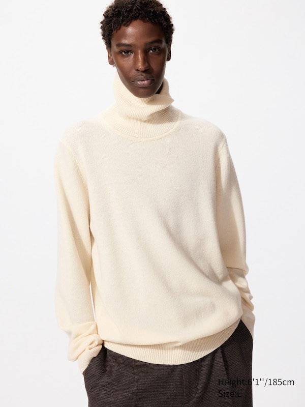 100% Lambswool Turtleneck Jumper