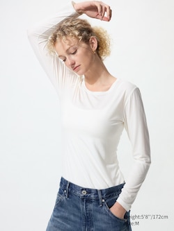 HEATTECH Crew Neck T-Shirt (Long Sleeve)