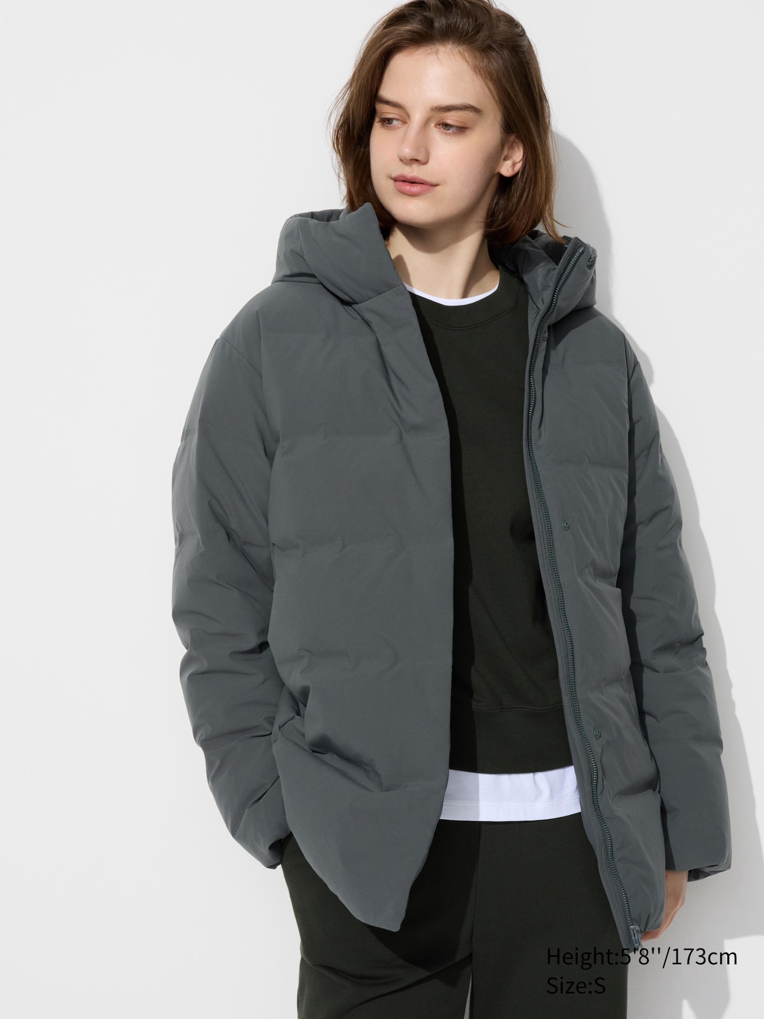 Down short sleeve puffer jacket on sale