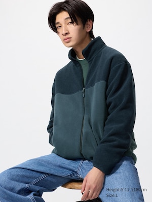 Fleece Full-Zip Jacket (Colour Block)