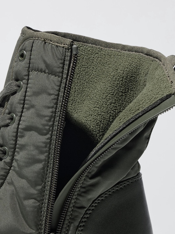 Lace Up Puffer Boots