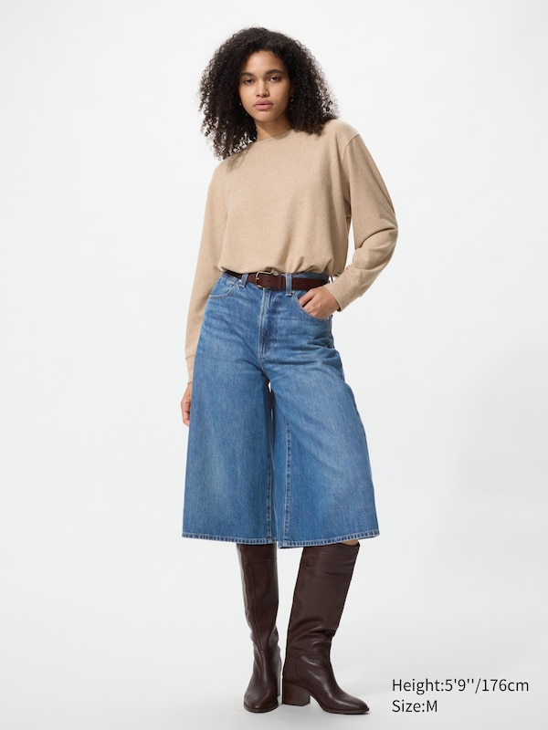 Soft Knit Fleece Crew Neck T-Shirt