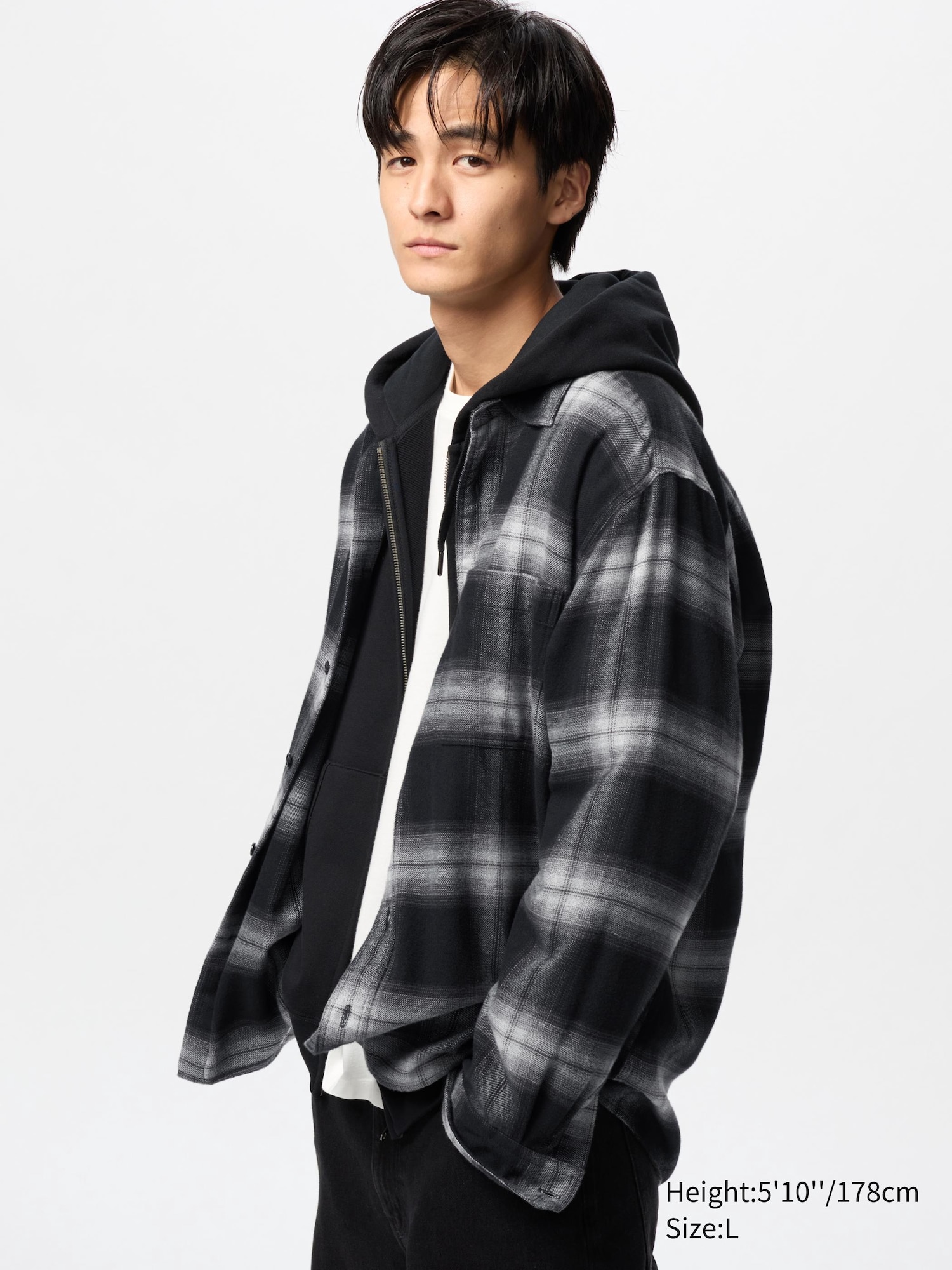 Flannel Shirt (Regular Collar, Check)