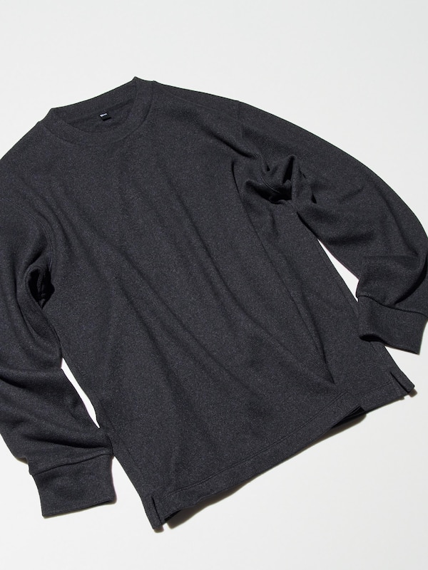Soft Knit Fleece Crew Neck T-Shirt (Long Sleeve)