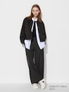 Crepe Jersey Straight Trousers