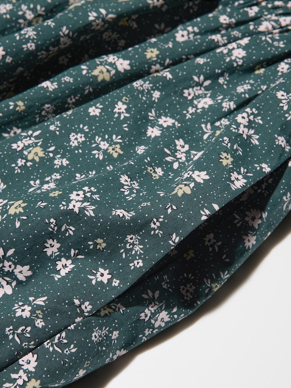 Volume Sleeve Dress (Printed)